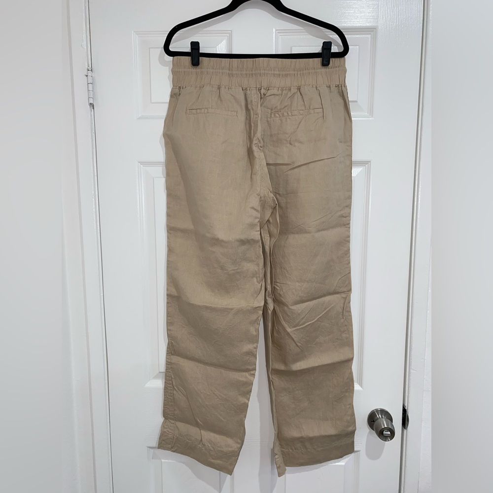 QUINCE 100% European Linen Wide Leg Pant (L) - Picture 6 of 10